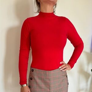 SKIMS red turtleneck NEW